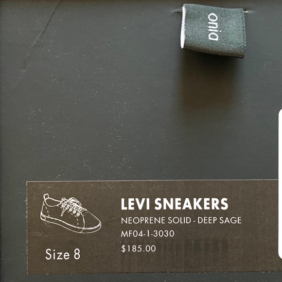 NEW Onia Men’s Levi Sneakers in Deep Sage - Picture 10 of 10